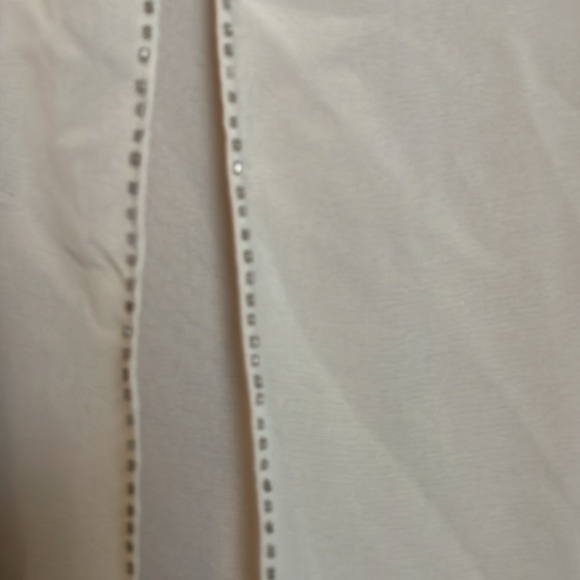 Z studio cream beaded sheer cardigan size 14 - Picture 3 of 7